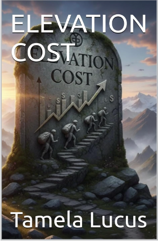Original Elevation Cost cover showing a mountain stairway and figures climbing toward a monument
